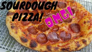 The Best Sourdough Pizza Dough Amazing Chew [upl. by Eart]