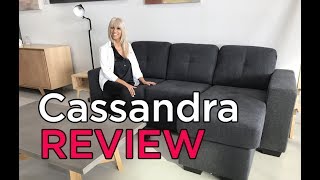 REVIEW Cassandra Sofa with Ottoman  3 seater Contemporary  Modern Design Sofa in Melbourne ttMall [upl. by Wilton]