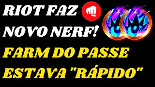 Novo Nerf no Passe do League of Legends [upl. by Aurita821]