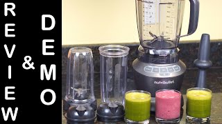 NutriBullet Blender Combo Review and Demo [upl. by Niwrek516]