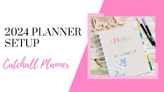 2024 PLANNER SETUP  Catch All Planner [upl. by Mohkos]