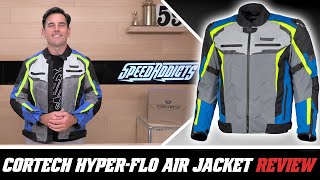 Cortech HyperFlo Air Jacket Review at SpeedAddictscom [upl. by Aninep]