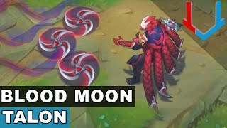 Blood Moon Talon Skin Spotlight League of Legends [upl. by Gnolb]