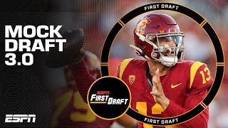 Mel Kiper Jrs Mock Draft 30 Full Breakdown  First Draft [upl. by Earazed700]