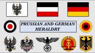 Prussian and German Heraldry History of PrussianGerman Flags Coats of arms and Cockades [upl. by Ajnotal707]