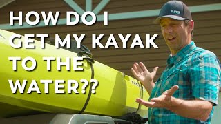 How to Transport a Kayak  Kayaking for Beginners [upl. by Idnaj]