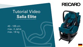 RECARO Salia Elite • Der richtige Einbau ins Fahrzeug [upl. by Tad]