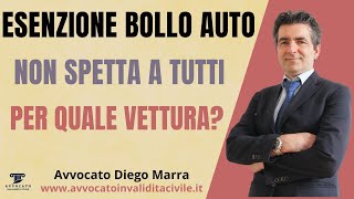 Esenzione Bollo Auto [upl. by Omolhs]