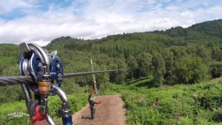 Go Ape Zipline amp Tree Top Adventure Aberfoyle [upl. by Ididn]