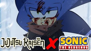 Sonic vs Mephiles  Im you  Jujutsu Kaisen x Sonic the Hedgehog  Sonic Comic Dub [upl. by Laband]