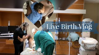 RAW NO EPIDURAL LABOR DELIVERY LIVE BIRTH VLOG  29 HOURS OF LABOR amp WHAT ACTUALLY HAPPENS  BABY 4 [upl. by Gronseth]