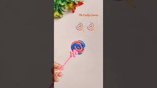 easy kids craft 🍭🍭shortsanayaamairaviral trending youtubeshorts reels kidscraft clayartnew [upl. by Ekusoyr]