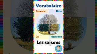 Vocabulaire  Les saisons  Français eme vocabulaire français saisons hiver printemps [upl. by Ativad]