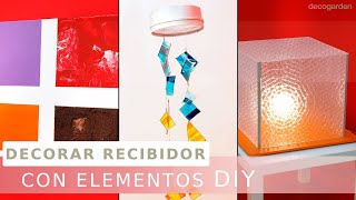 Cómo decorar un RECIBIDOR Elementos DIY caseros para darle un toque modernista [upl. by Zennie]