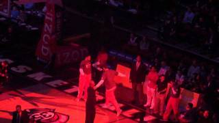 Nets Starting Lineup vs Pistons Feb 1 2012 [upl. by Eduino]