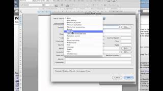 How to use MS Word Citations on a Mac [upl. by Riegel372]