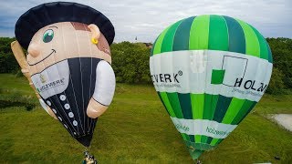 Zwei Heißluftballons über Celle  VLog [upl. by Yanaton]