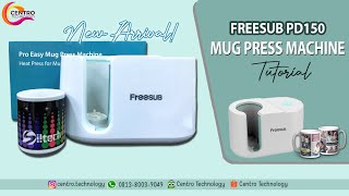 Mesin Press Mug Freesub PD150 New Arrival Automatic Mug Machine  Tutorial Press  Cetak Mug [upl. by Onihc]