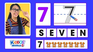 How to Write Numbers  Learning to Spell and Read Numbers  Counting Numbers from 1 to 10 [upl. by Oeht]