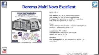 Dorema Multi Nova Excellent Combination Awning [upl. by Fortunna]