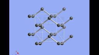 Crystallographic unit cell of tellurium [upl. by Anse]