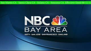 KNTV Emergency Alert System  San Francisco Required Monthly Test June 11 2013 [upl. by Pich]