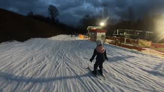 Zieleniec ski arena  Nocna jazda  Zieleniec [upl. by Trofmoc]