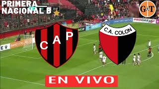 PATRONATO VS COLON EN VIVO ⚽ PRIMERA NACIONAL FECHA 23 EN GRANEGA [upl. by Novhaj742]