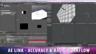 Lightwave to After Effects basic workflow and match accuracy with AE Link plugin [upl. by Pierrette]