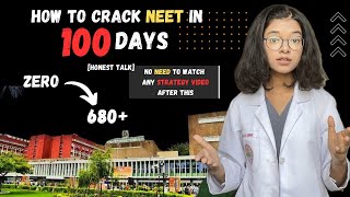 How to CRACK NEET in 100 days Can I crack NEET if I start NOW Detailed strategy neet neet2024 [upl. by Polly846]