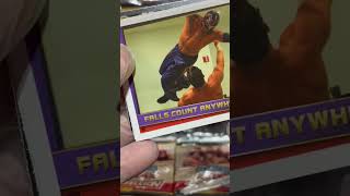 2012 Topps WWE Slam Attax wrestling cards pack opening Pulled a RARE Falls count anywhere card [upl. by Sudderth]