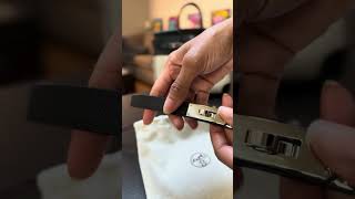 Hermes Kelly Belt in Black  Unveiling [upl. by Arodoet241]