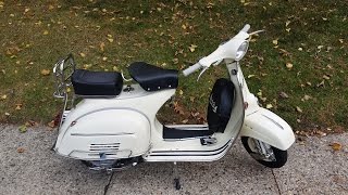 1966 ivory Vespa Super 150 VBC [upl. by Ahsinat]