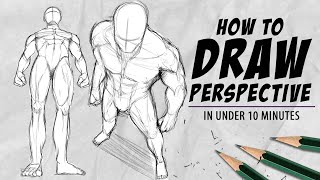 How to draw Perspective  Beginner Tutorial  DrawlikeaSir [upl. by Nageem]