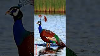 The most beautiful scenes from nature in 16 K resolution of peafowl birds [upl. by Ymaral]