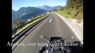 Alps 2013 Italy and Switzerland Honda CBF 600S [upl. by Ardnikal]