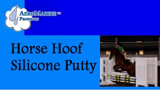 How to Use Fast Set Horse Hoof Silicone Putty by AeroMarine Products [upl. by Flavia569]