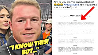 Canelo Alvarez EXPOSE Scipted FIGHT between Mike Tyson amp Jake Paul [upl. by Balcer]