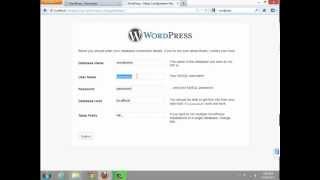 how to install wordpress in appserv [upl. by Laws]