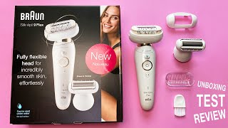 Braun Silképil 9 Flex 9002 3D Epilierer und Rasierer  Unboxing Test Bewertung  Xscaped [upl. by Naillimxam336]