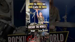 Stryper  Rockin’ The World Drummer Cam  Drum Cover Covered Live by Teen Drummer Lauren Young [upl. by Devy]