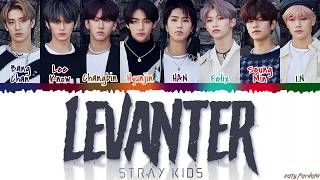 STRAY KIDS  LEVANTER 바람 Lyrics Color CodedHanRomEng [upl. by Jarrett]