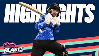 Thrilling Finish at Hove  Sussex v Hampshire  Highlights  Vitality Blast 2023 [upl. by Eirehc]