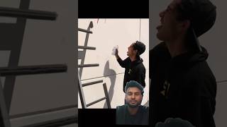 Zach King Prank someone prank graffiti art zachking reaction hangerbanger magician funny [upl. by Kakalina]