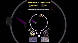 La Galaxy vs Inter Miami lagalaxy intermiami football marblerace bouncyball shorts gaming [upl. by Isyed]