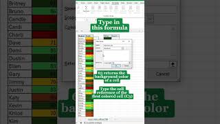 COUNT COLORS in Excel WITHOUT VBA EASY Tutorial [upl. by Sipple]