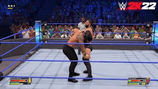 WWE 2K22 10 Minutes Of Full Match Gameplay WWE 2K22 New Gameplay [upl. by Elata]