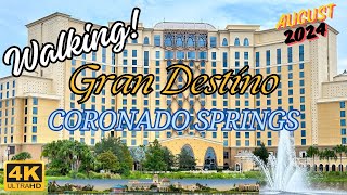 4K DISNEYS GRAN DESTINO CORONADO RESORT WALKTHROUGH new shopping relaxing best walk hotel [upl. by Ssirk]