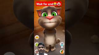 Babu ji jara dheere chalo 😂🤣🤡talkingtom funny cartoon cat cute trending viralshorts [upl. by Eimirej]