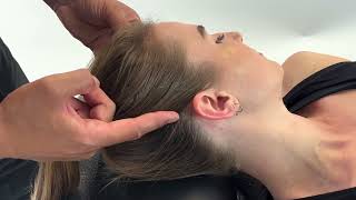 Trigger Point Therapy Technique  temporalis triggerpointtherapy [upl. by Icak930]